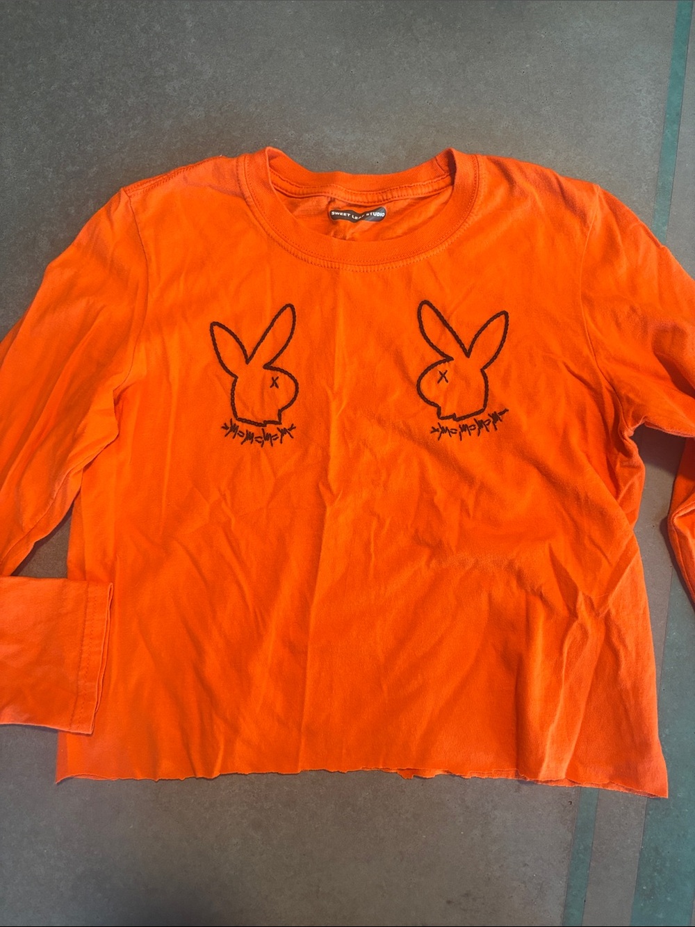Playboy bunny embroidered long sleeve